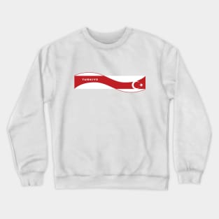 EURO2024 TURKIYE mens long sleeve Crewneck Sweatshirt